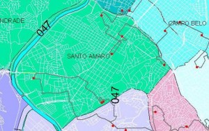Mapas digitais para logistica e roteirização - São Paulo