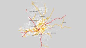 Mapas digitais para logistica e roteirização - Grande BH