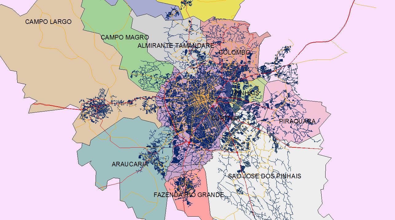 Mapas Digitais de Curitiba