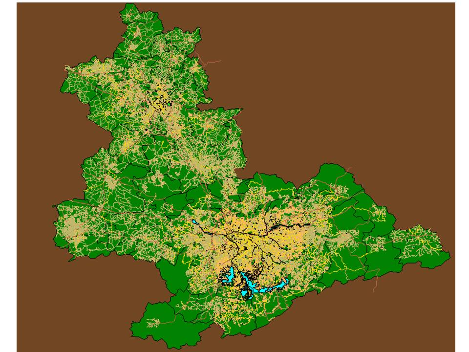 Mapas Digitais RM Campinas e RM Sao Paulo