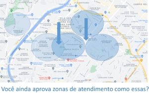 Áreas de atendimento