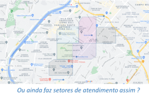 Áreas de atendimento